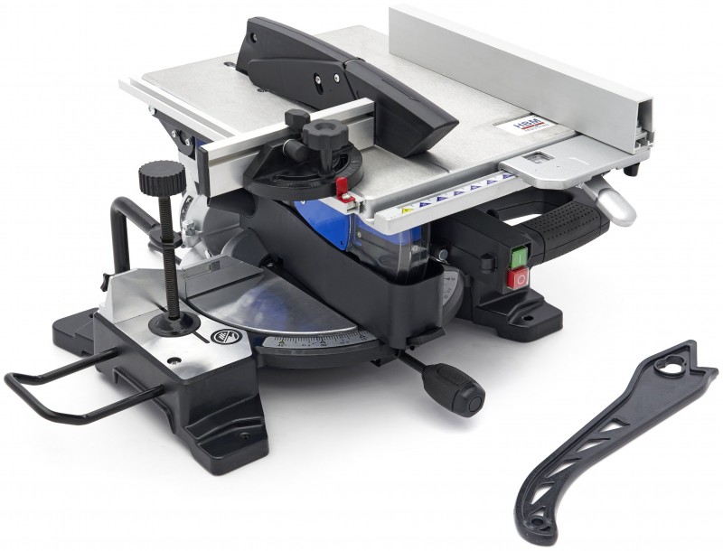 HBM 255 x 70 mm afkort-/geringsav/cirkelsavbord 1600 W, 255 mm savblad
