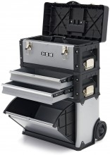 HBM 3-delige modulaire verrijdbare gereedschapskistenset, 75 kg, 50x72x23 cm, uitneembare sorteerbak HBM 3-delige modulaire verrijdbare gereedschapskistenset, 75 kg, 50x72x23 cm, uitneembare sorteerbak