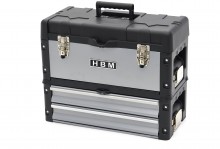 HBM 3-delige modulaire verrijdbare gereedschapskistenset, 75 kg, 50x72x23 cm, uitneembare sorteerbak HBM 3-delige modulaire verrijdbare gereedschapskistenset, 75 kg, 50x72x23 cm, uitneembare sorteerbak