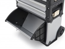 HBM 3-delige modulaire verrijdbare gereedschapskistenset, 75 kg, 50x72x23 cm, uitneembare sorteerbak HBM 3-delige modulaire verrijdbare gereedschapskistenset, 75 kg, 50x72x23 cm, uitneembare sorteerbak