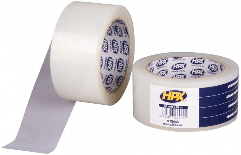 HPX Verpakkingstape Transparant 66 m