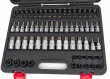 HBM 107-dele Inbus-, Torx- og Hex topnøglesæt Korte og Lange MM/INCH med opbevaringskuffert.