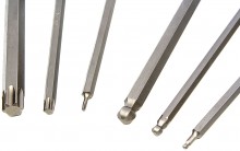 HBM 107-dele Inbus-, Torx- og Hex topnøglesæt Korte og Lange MM/INCH med opbevaringskuffert.