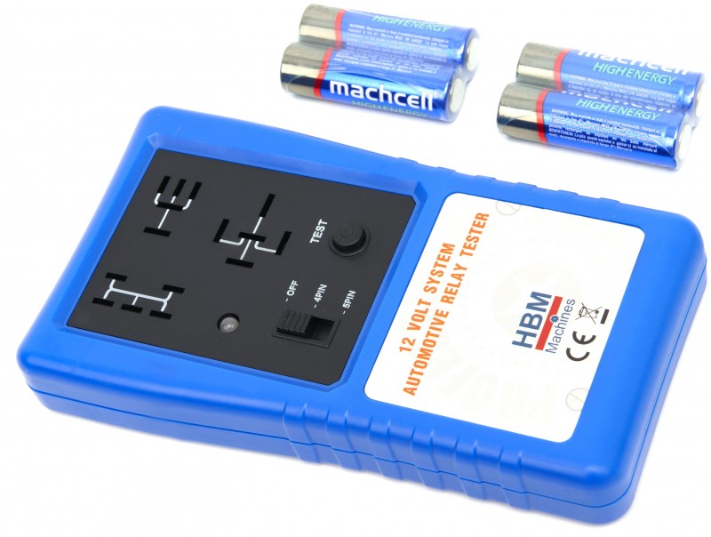 HBM Universele Automotive Relais Tester 12V Op Batterijen HBM Universele Automotive Relais Tester 12V Op Batterijen