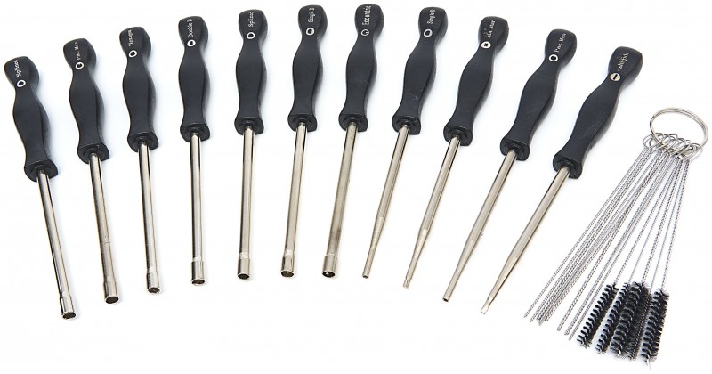 HBM 11-delige Carburateur Schroevendraaierset - Afstelgereedschapset