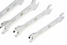 HBM 8-delige extra platte steeksleutelset 5,5-27 mm Chromevanadium