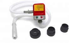 HBM Professionele olie-, benzine- en vloeistofpomp op batterijen inclusief slangen, 3 adapters, 10 l/min