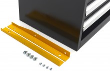 HBM Profi Gereedschapskast 8 Laden 90 x 45 x 90 cm Zwart