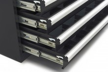 HBM Profi Gereedschapskast 8 Laden 90 x 45 x 90 cm Zwart