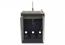 HBM Professionele Wasbak met Kraan voor Werkplaatsinrichting - Grijs, 46 x 68 x 95 cm, 33 kg, 1 mm materiaal dikte