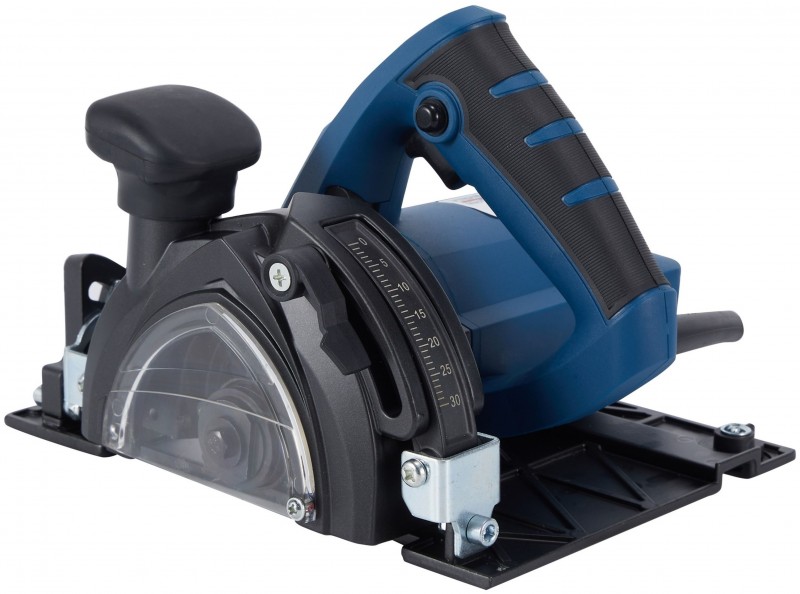 HBM vandkølet sten håndsavmaskine 1400 W, savklinge 125 mm, 45°, snitdybde 30 mm, 230 V HBM vandkølet sten håndsavmaskine 1400 W, savklinge 125 mm, 45°, snitdybde 30 mm, 230 V