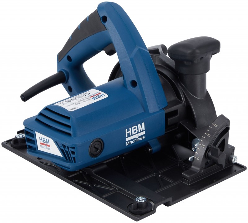HBM vandkølet sten håndsavmaskine 1400 W, savklinge 125 mm, 45°, snitdybde 30 mm, 230 V HBM vandkølet sten håndsavmaskine 1400 W, savklinge 125 mm, 45°, snitdybde 30 mm, 230 V