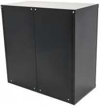 HBM værktøjsskab 90 x 45 x 90 cm Sort med 3 Hylder, 150 kg Bæreevne.
