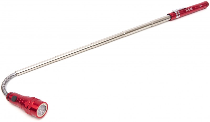 HBM LED magnetische uitschuifbare zaklamp 170 mm