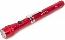 HBM LED magnetische uitschuifbare zaklamp 170 mm
