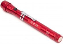 HBM LED magnetische uitschuifbare zaklamp 170 mm