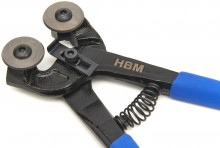 HBM 12-delige Glas-, Tegelknip- en Tegelsnijset inclusief 10 Vijlen in Stevige Opbergetui, Hittebestendig