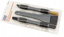HBM 3-delige Auto Detailing Kwastenset voor Interieur