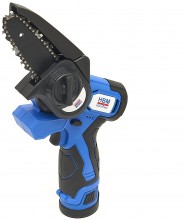 HBM 3-in-1 accu kettingzaag, schuurmachine en bladblazer 12V, 2 Ah Li-ion, 80 mm zwaard, 4.000 rpm
