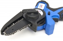 HBM 3-in-1 accu kettingzaag, schuurmachine en bladblazer 12V, 2 Ah Li-ion, 80 mm zwaard, 4.000 rpm
