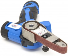 HBM 3-in-1 accu kettingzaag, schuurmachine en bladblazer 12V, 2 Ah Li-ion, 80 mm zwaard, 4.000 rpm
