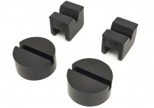 HBM Universelle Gummi donkraftadapterpuder sæt 4-delt - Gummi, 10 x 10 mm.