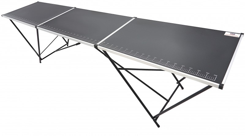 HBM Aluminium Opvouwbare Behangtafel 300 x 60 x 77 cm, 30 kg draagvermogen
