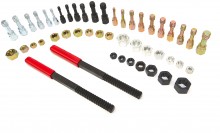 HBM Schroefdraad Reparatieset, Tap- en Snijset 48-delig inclusief Opbergkoffer