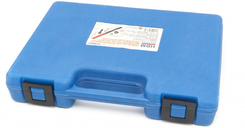 HBM Schroefdraad Reparatieset, Tap- en Snijset 48-delig inclusief Opbergkoffer