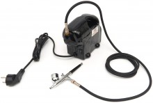 HBM Komplet Airbrushsæt Inklusive Maling, 2,5 Bar, 13 l/min, 230 V, 50 Hz