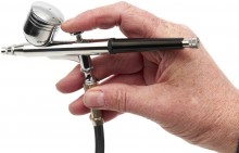 HBM Komplet Airbrushsæt Inklusive Maling, 2,5 Bar, 13 l/min, 230 V, 50 Hz