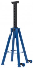 HBM 12 Ton Heavy Duty Støttebukke, Ekstra Høj, Kørbar, 800-1200 mm, Bæreevne 12.000 kg, Maks. Højde 120 cm.