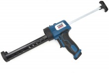 HBM elektrische kitspuit op batterijen, 300 kg extrusiekracht, 70 mm/min, 4x AA, 900 g, 4 uur werktijd