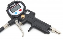 HBM Professionele Digitale Bandenpomp met Verlicht LCD Display en Terugloop, 0,2-13,8 Bar