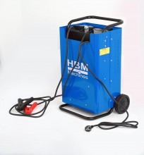 HBM verrijdbare starthulp en acculader 230 V 12-24 V 500 A 75 A 9000 W
