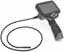 HBM HD inspektionskamera IP67, 5 LCD, 77° kameravinkel, 4x zoom, 8 mm kabel, 4.000 mAh batteri, 5 timers brug. HBM HD inspektionskamera IP67, 5 LCD, 77° kameravinkel, 4x zoom, 8 mm kabel, 4.000 mAh batteri, 5 timers brug.