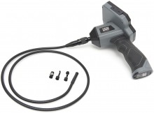 HBM HD inspektionskamera IP67, 5 LCD, 77° kameravinkel, 4x zoom, 8 mm kabel, 4.000 mAh batteri, 5 timers brug. HBM HD inspektionskamera IP67, 5 LCD, 77° kameravinkel, 4x zoom, 8 mm kabel, 4.000 mAh batteri, 5 timers brug.