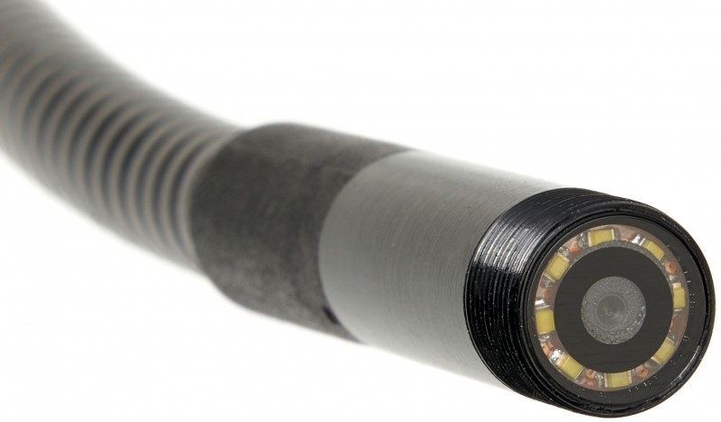 HBM HD inspektionskamera IP67, 5 LCD, 77° kameravinkel, 4x zoom, 8 mm kabel, 4.000 mAh batteri, 5 timers brug. HBM HD inspektionskamera IP67, 5 LCD, 77° kameravinkel, 4x zoom, 8 mm kabel, 4.000 mAh batteri, 5 timers brug.