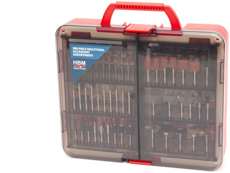 HBM multitool assortiment 508-delig in koffer kunststof 26 x 22 x 6 cm