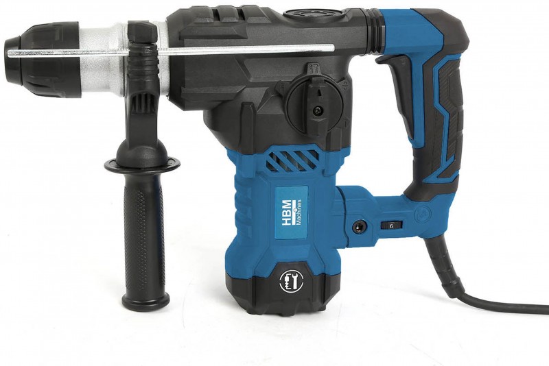 HBM SDS+ boorhamer/breekhamer 1500 W 5,5 J 4250 bpm 32 mm 230 V incl. opbergkoffer