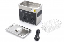HBM Precision Ultrasoon Reiniger 2,4 Liter ? Krachtige Dieptereiniging voor Onderdelen, Gereedschap en Sieraden