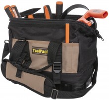 Toolpack robuuste klassieke gereedschapstas L 32 x 19 x 28 cm polyester 600D