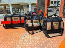 Toolpack robuuste klassieke gereedschapstas L 32 x 19 x 28 cm polyester 600D
