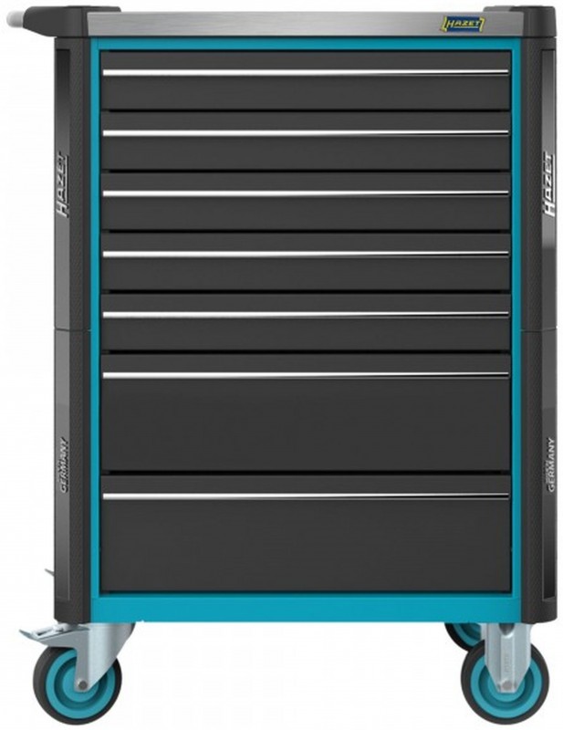 Hazet gereedschapswagen 8 laden, 252-delig, plaatstaal, 125 mm wielen, 102 cm breed
