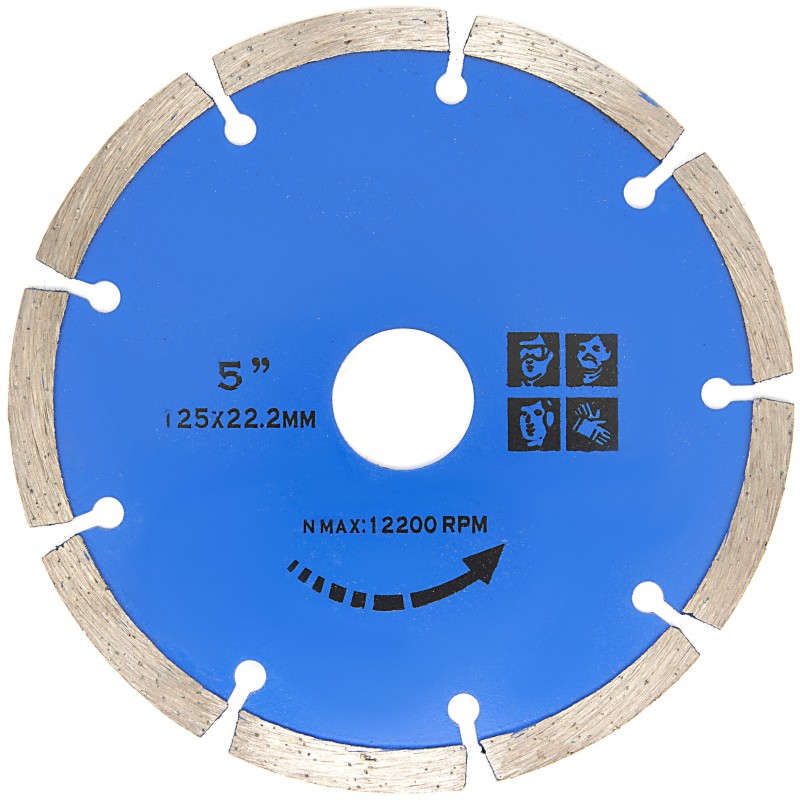 HBM 125 mm Diamant Doorslijpschijf voor Accu Tegelzaag, 2 mm Zaagbladdikte
