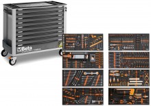 Beta gereedschapswagen 9 laden, 614-delig, 2400S XL9/E-XXL