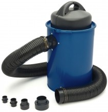 HBM stofafzuiginstallatie 1100 W, 183 m³/h, 50 l opvangbak, 230 V, 20.000 rpm, 11,5 kg