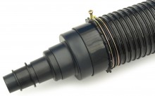 HBM stofafzuiginstallatie 1100 W, 183 m³/h, 50 l opvangbak, 230 V, 20.000 rpm, 11,5 kg