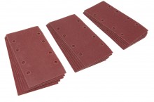 HBM vlakschuurpapier 90x187 mm voor hout K60, K80, K120 18 stuks