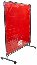 HBM mobilt svejse- og svejsegardin 174 x 174 cm